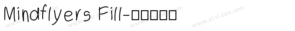 Mindflyers Fill字体转换